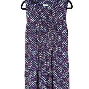 Modcloth Women's 2X Floral‎ Print Button Front Sleeveless Dress Multicolor